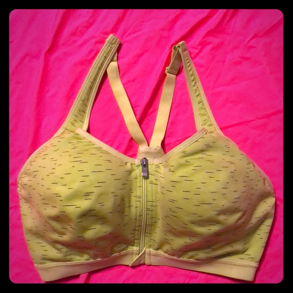 34D Victoria’s Secret Zip Up Sport Bra with Clasp - Picture 1 of 5